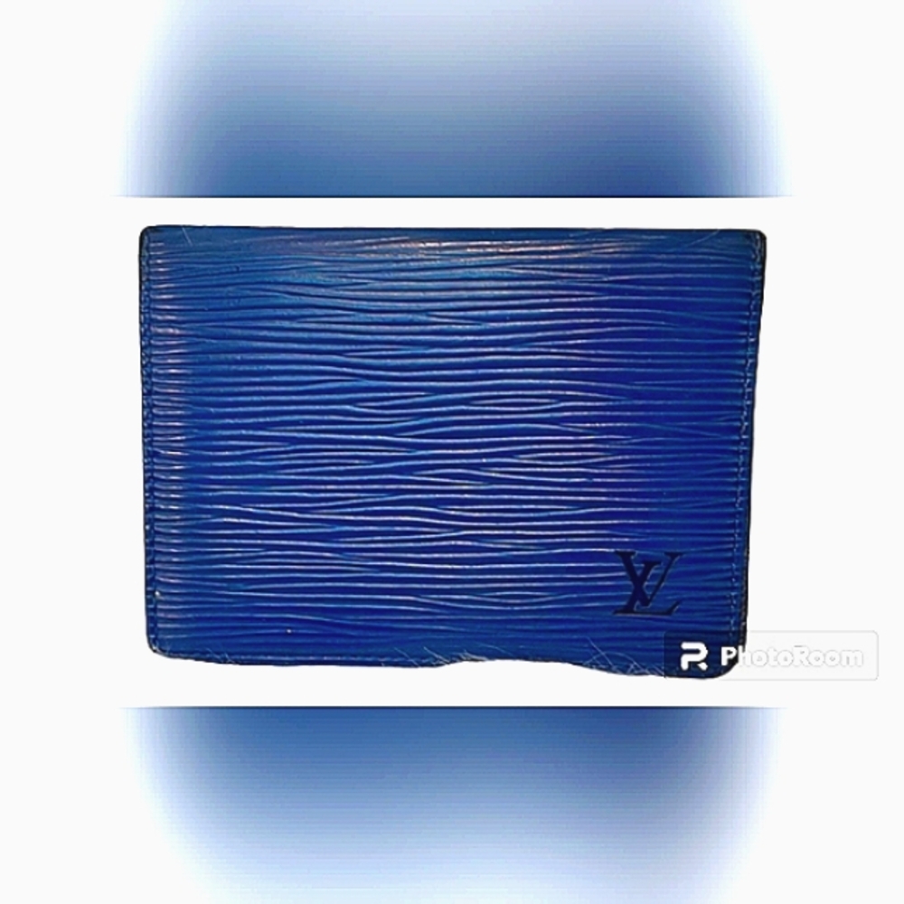 LOUIS VUITTON AUTHENTIC LEATHER EPI ID HOLDER EUC